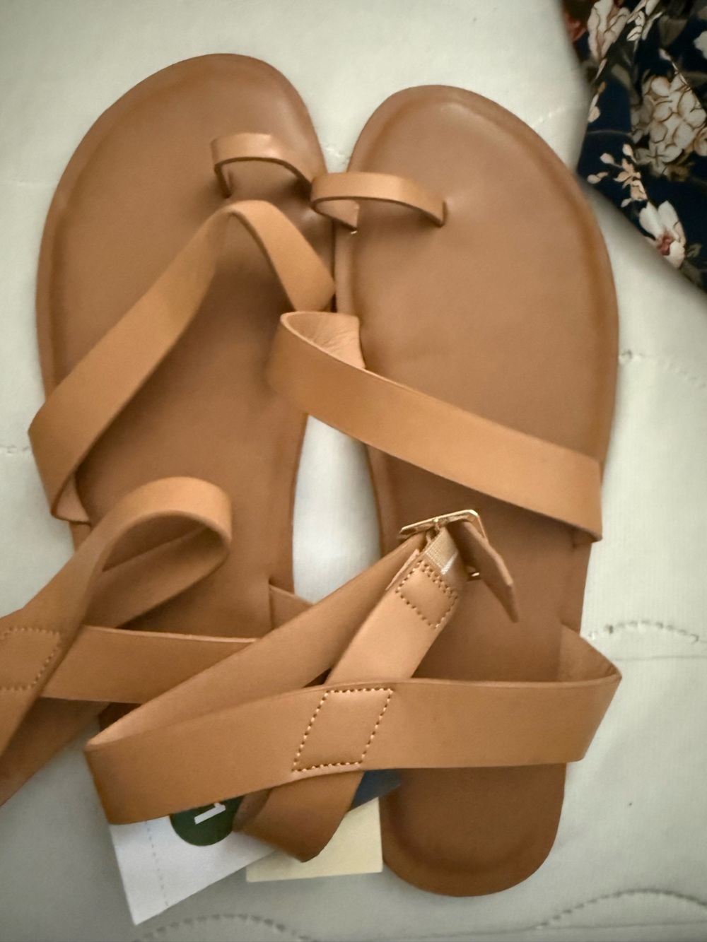 Universal thread Tan Women’s Strappy Sandal Bag - Minimal Crossbody